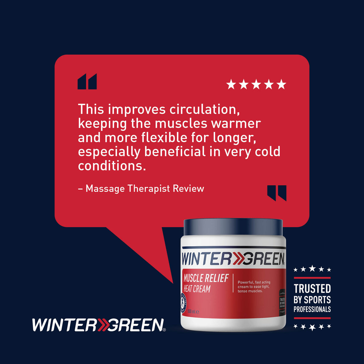 Muscle Relief Heat Cream 500g