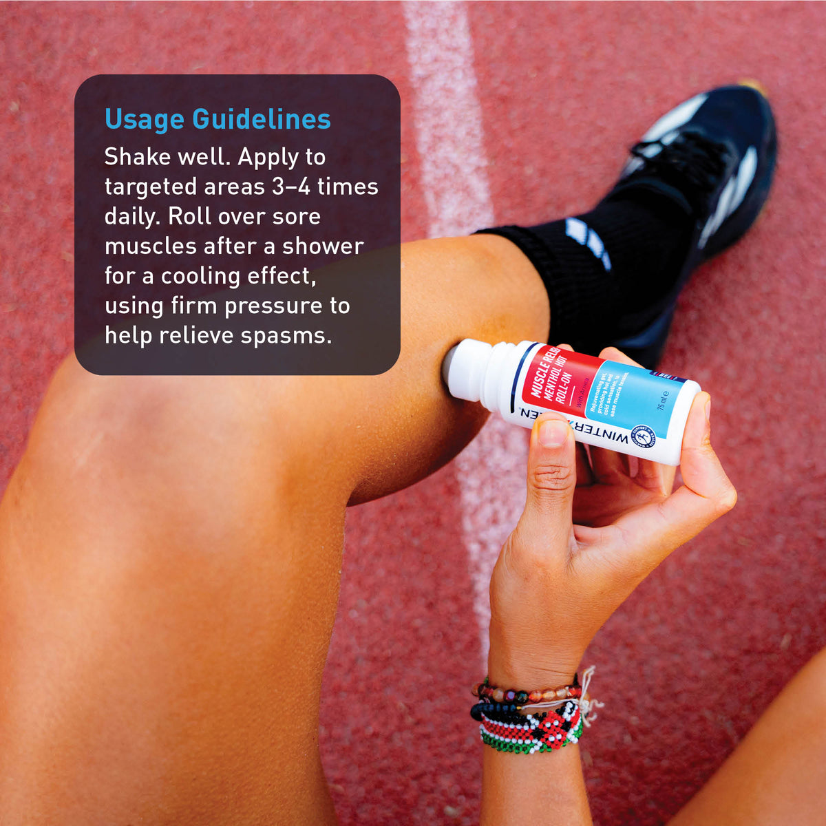 Muscle Relief Menthol Hot Gel Roll on