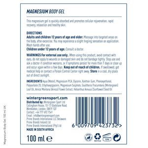 Magnesium Body Gel
