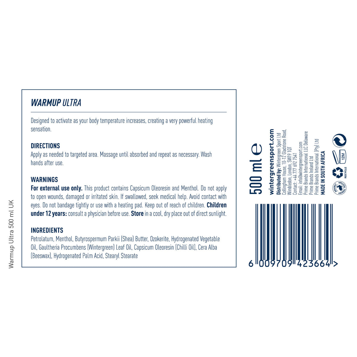 Warmup Ultra 500g